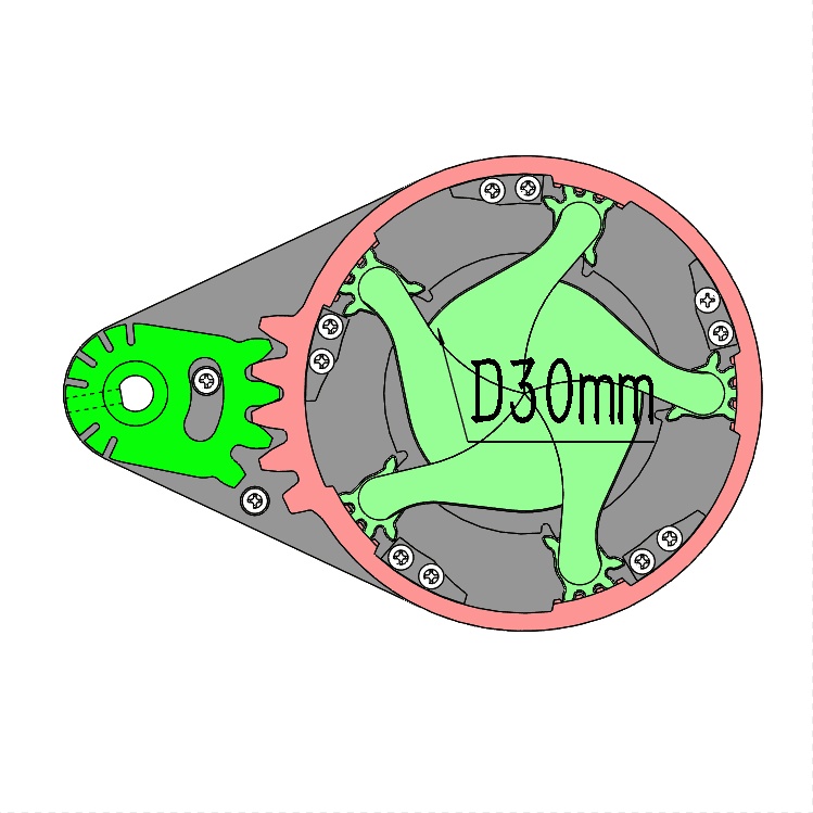 D30M5B-TY2 MECHANICAL MECHANISM FOR 3D PRINTING