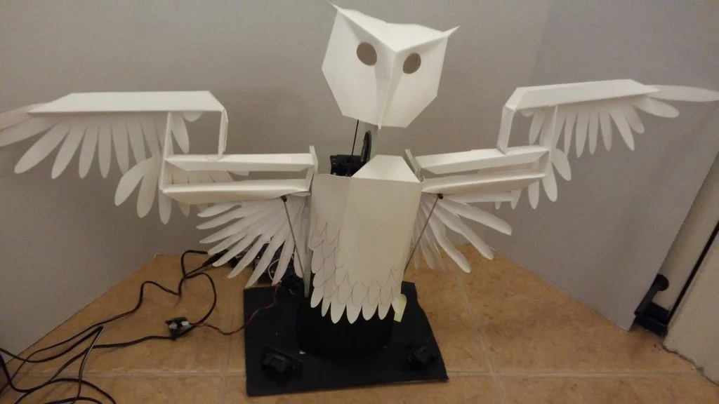 Worry Birds (Robotic Owl designed by Ainsworth, Lucas B)