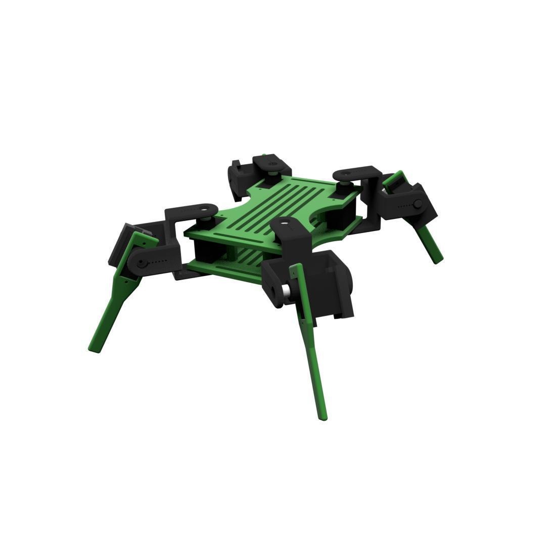 QUADRINA QUADRUPED ROBOT KIT QUADRINA FOR SERVO SG90