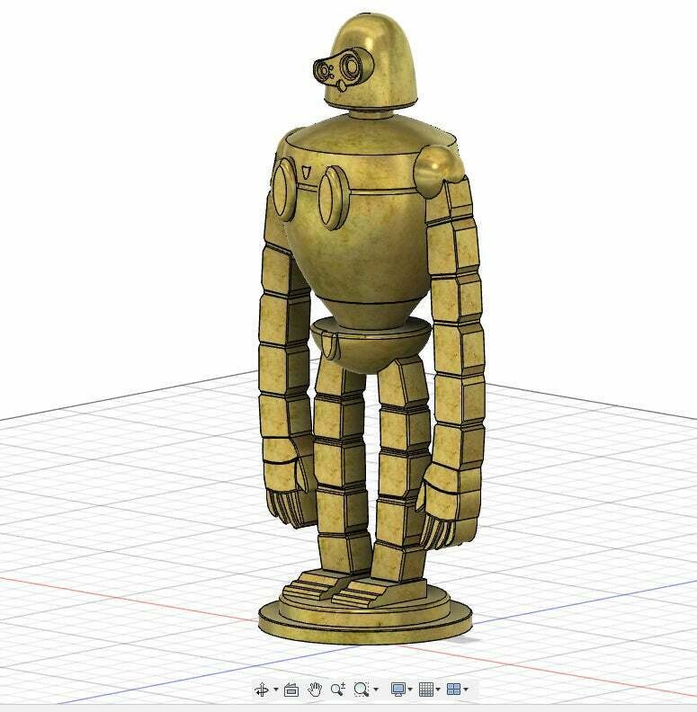 CASTLE IN THE SKY ROBOT