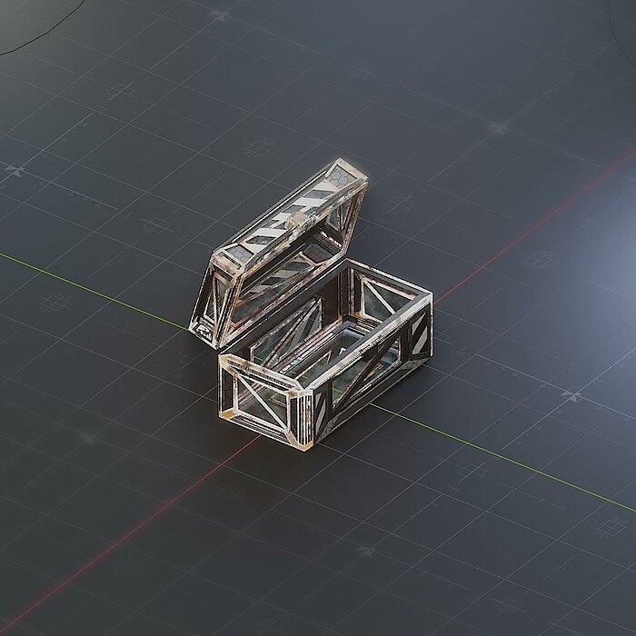 Sci-Fi Crate Box Container  Sci Fi  Object Space  030