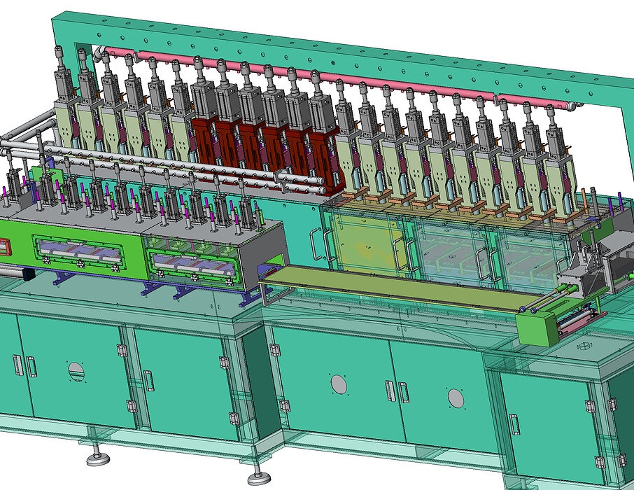 industrial 3D model Phone glass bending machine