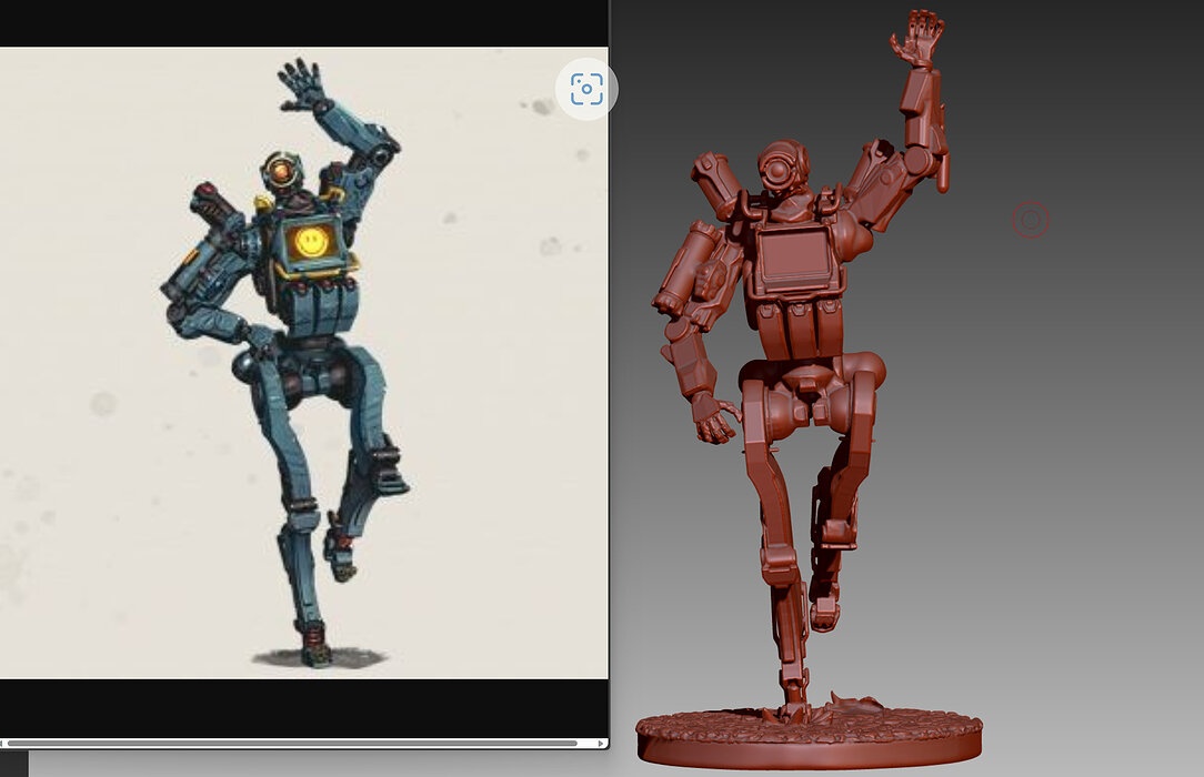 Apex Legends Pathfinder 3D print OBJ STL 