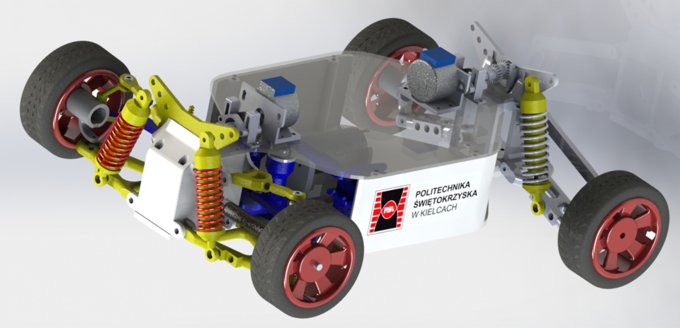 RC car with suspension co...