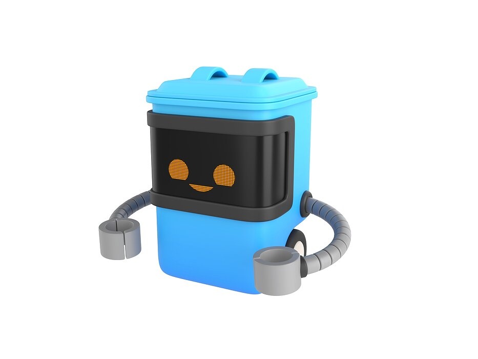 Character317 Trash Can Robot