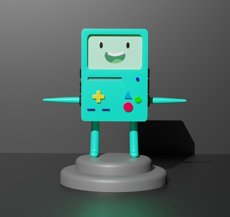 BMO Model - Low Poly