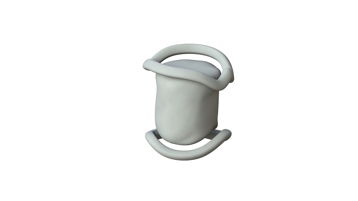 SciFi Shape Object Low Poly 115