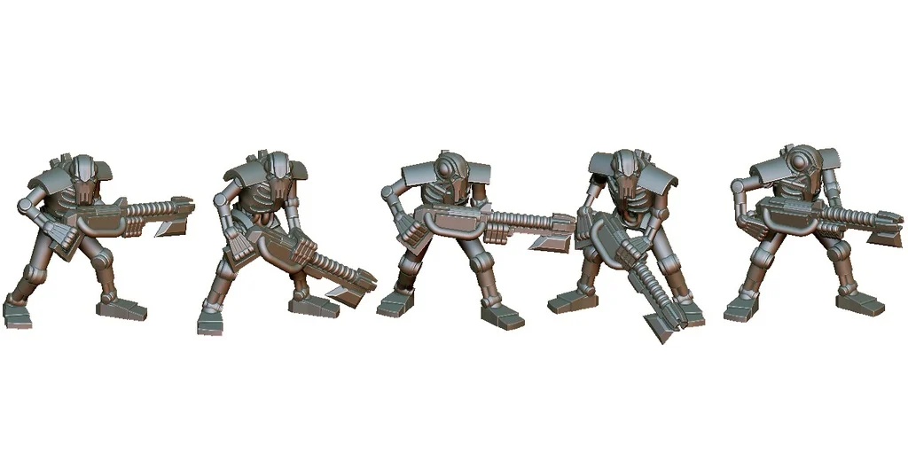 Robots infantry set