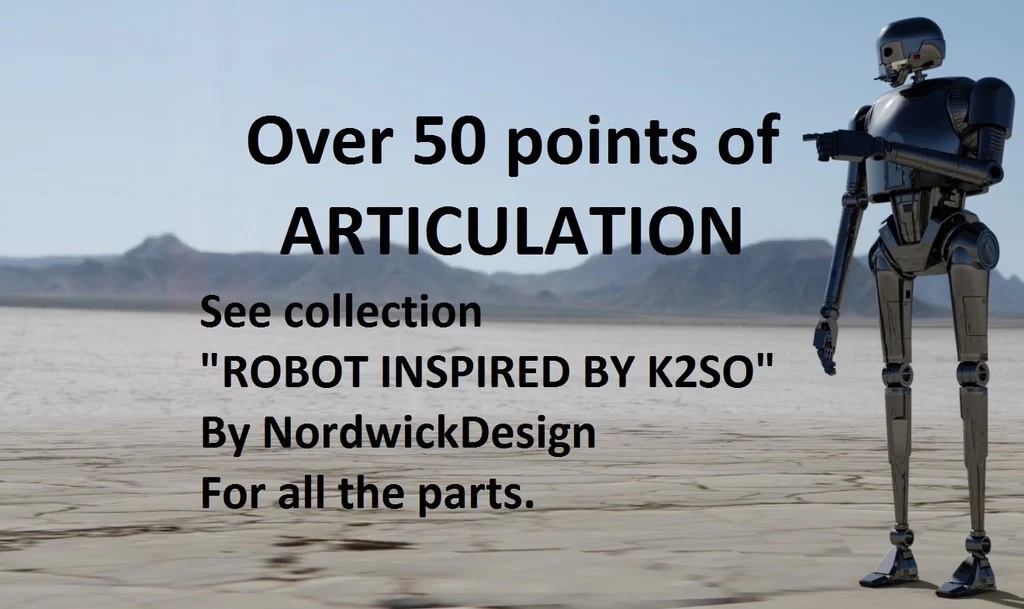 Robot foot inspired by K2SO