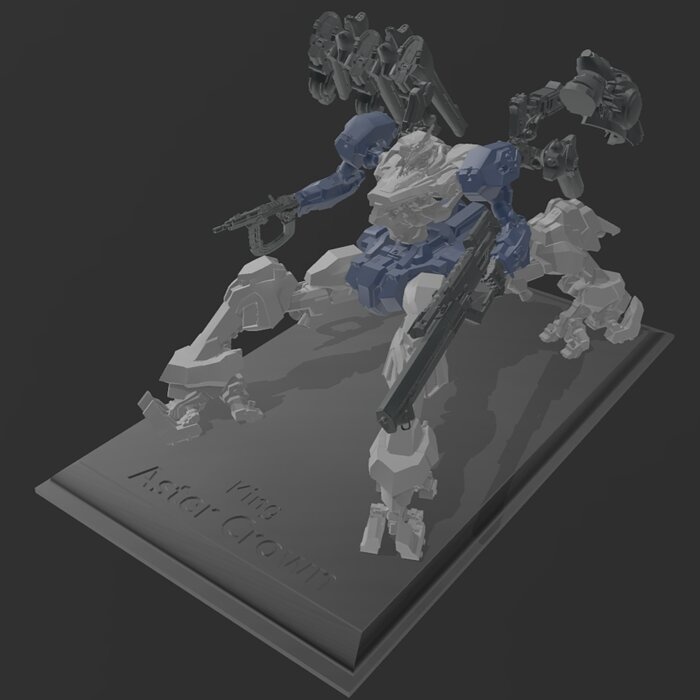 Armored Core 6 King- Aster Crown Presupported