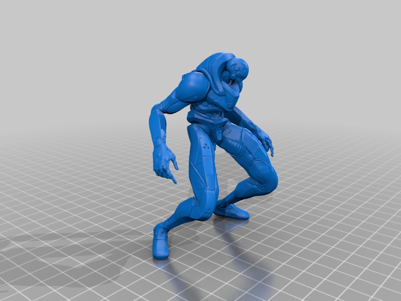 Slender Mecha Posed