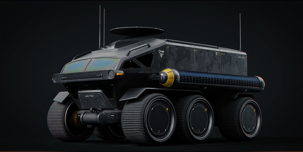 Toyota Lunar Cruiser Jaxa Moon Rover 3d Textures
