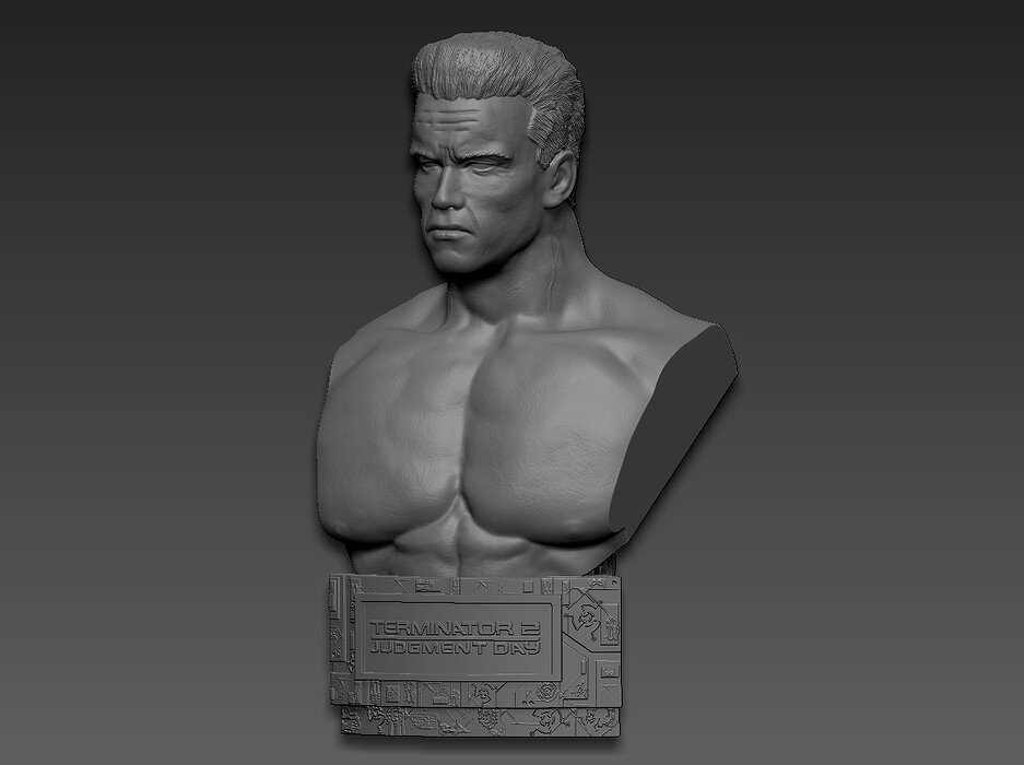 Terminator 2 Judgment Day 1991 Bust