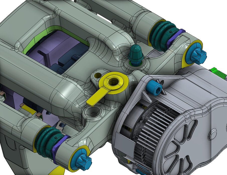 car brakes-industrial 3D model