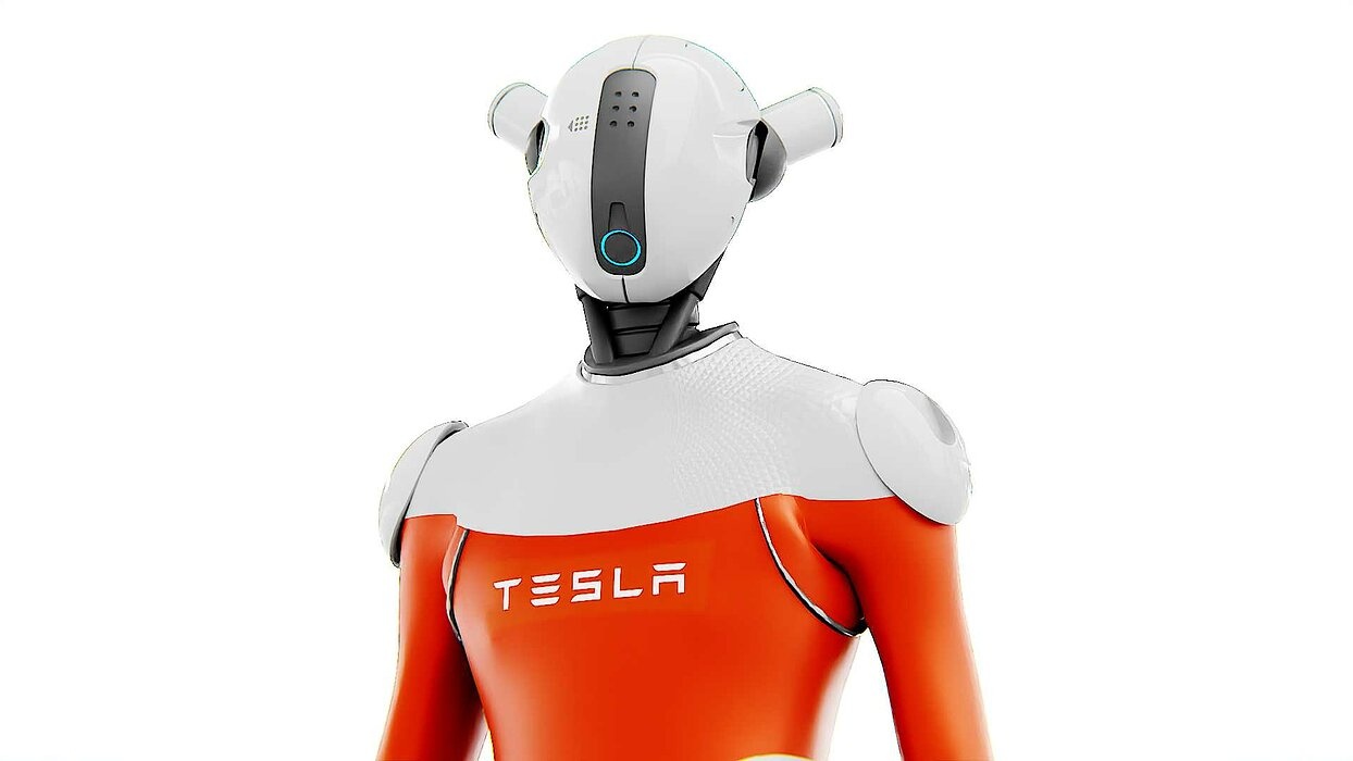 TESLA ROBOT V-3  RIGGED