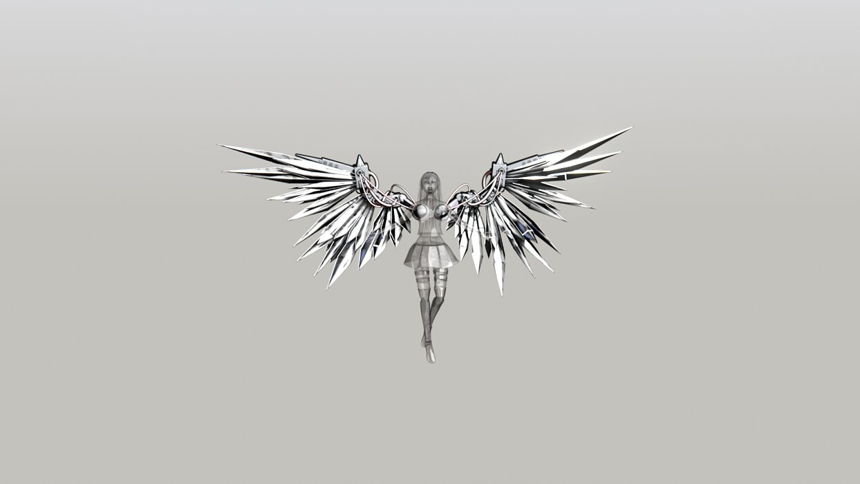 Mecha Angel Wings