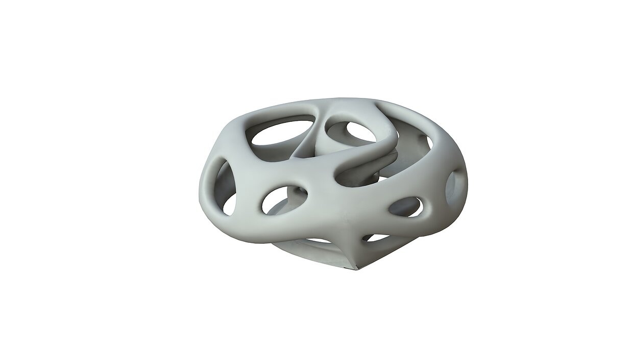 SciFi Cube Object No 66331 Low Poly Shape