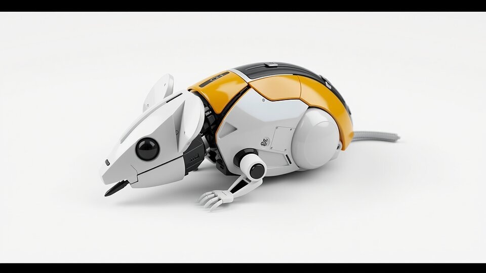 Futuristic Robotic Mouse Model with Modular Design