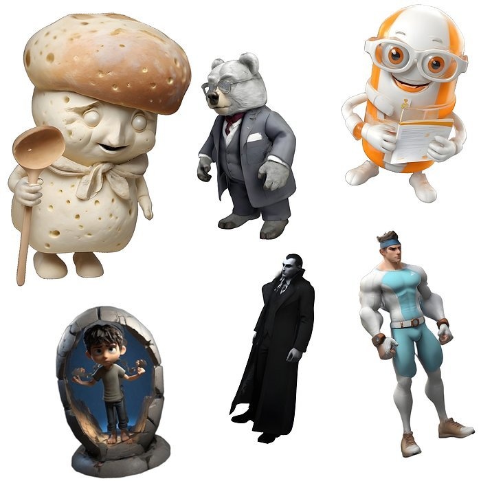Character Collection - Fantasy and Modern Mix