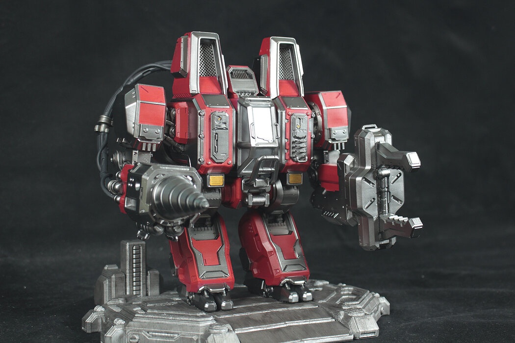 SCV - Starcraft 2 3d Print Statue