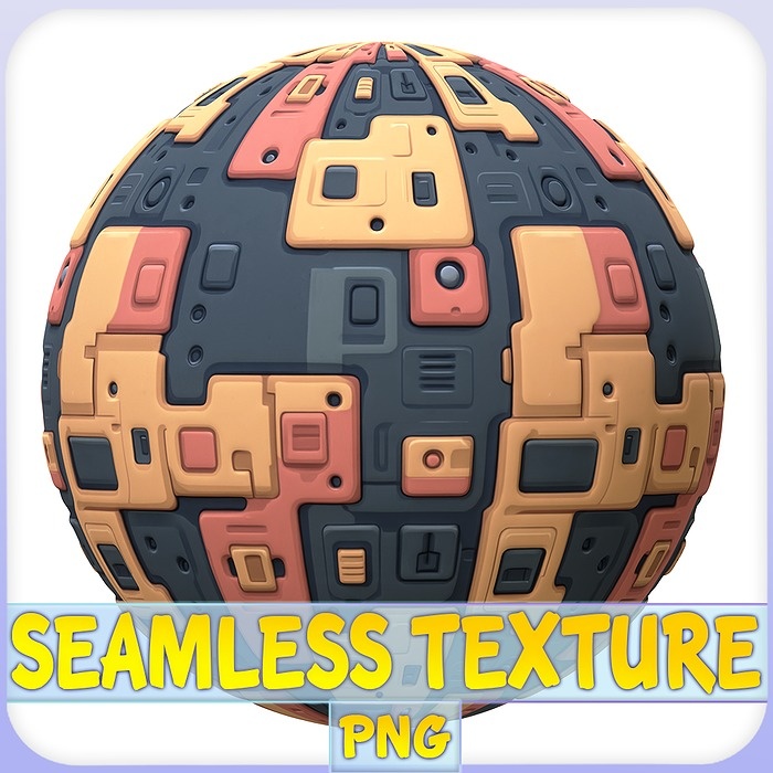 SciFi Seamless Texture