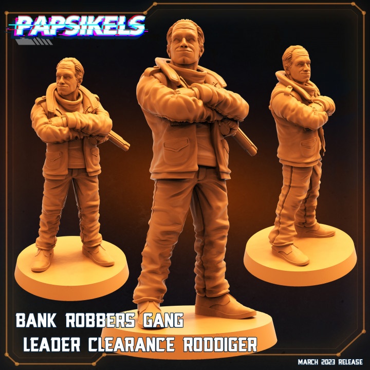 BANK ROBBERS GANG LEADER CLEARANCE RODDIGER