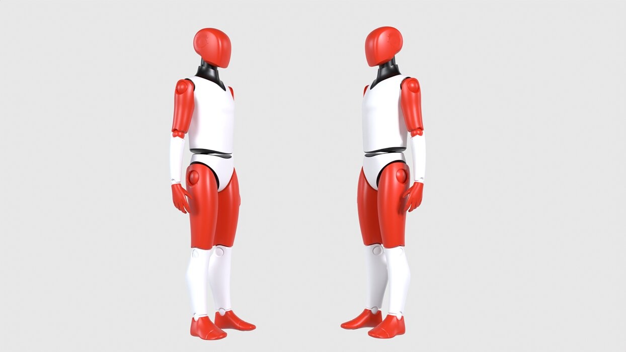 Humanoid AI Robot 3D model