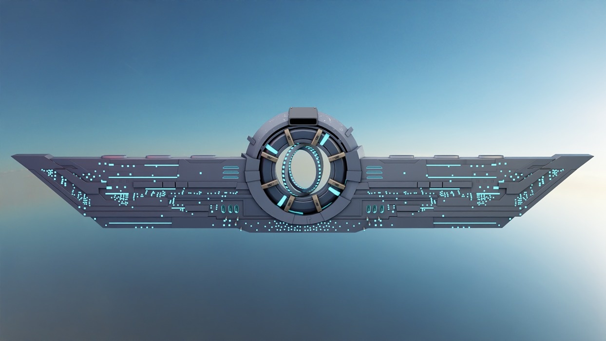 Sci-Fi Alien Spaceship