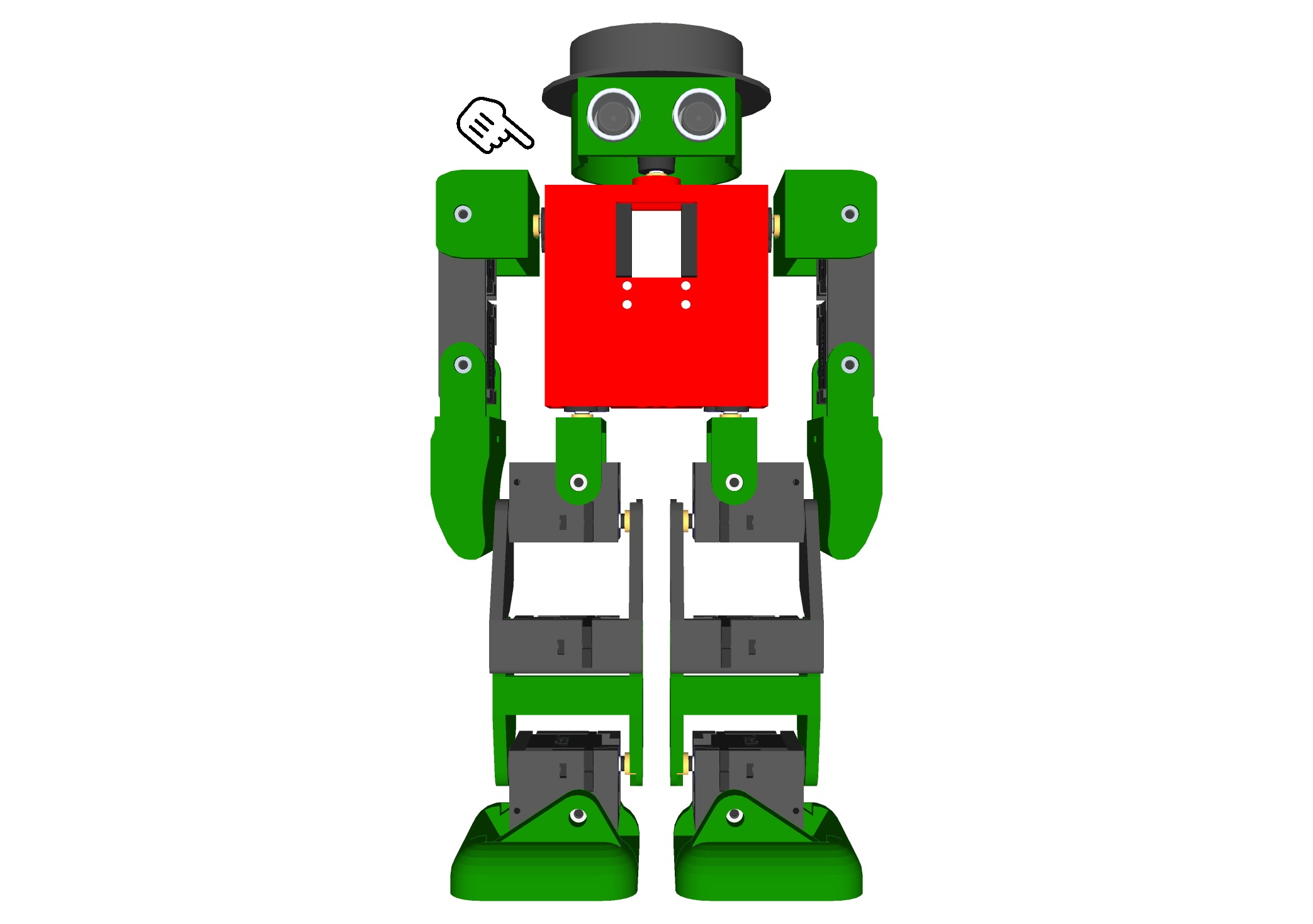 HUMANOID ROBOT – ROBONOID – BODY (GUNMO)