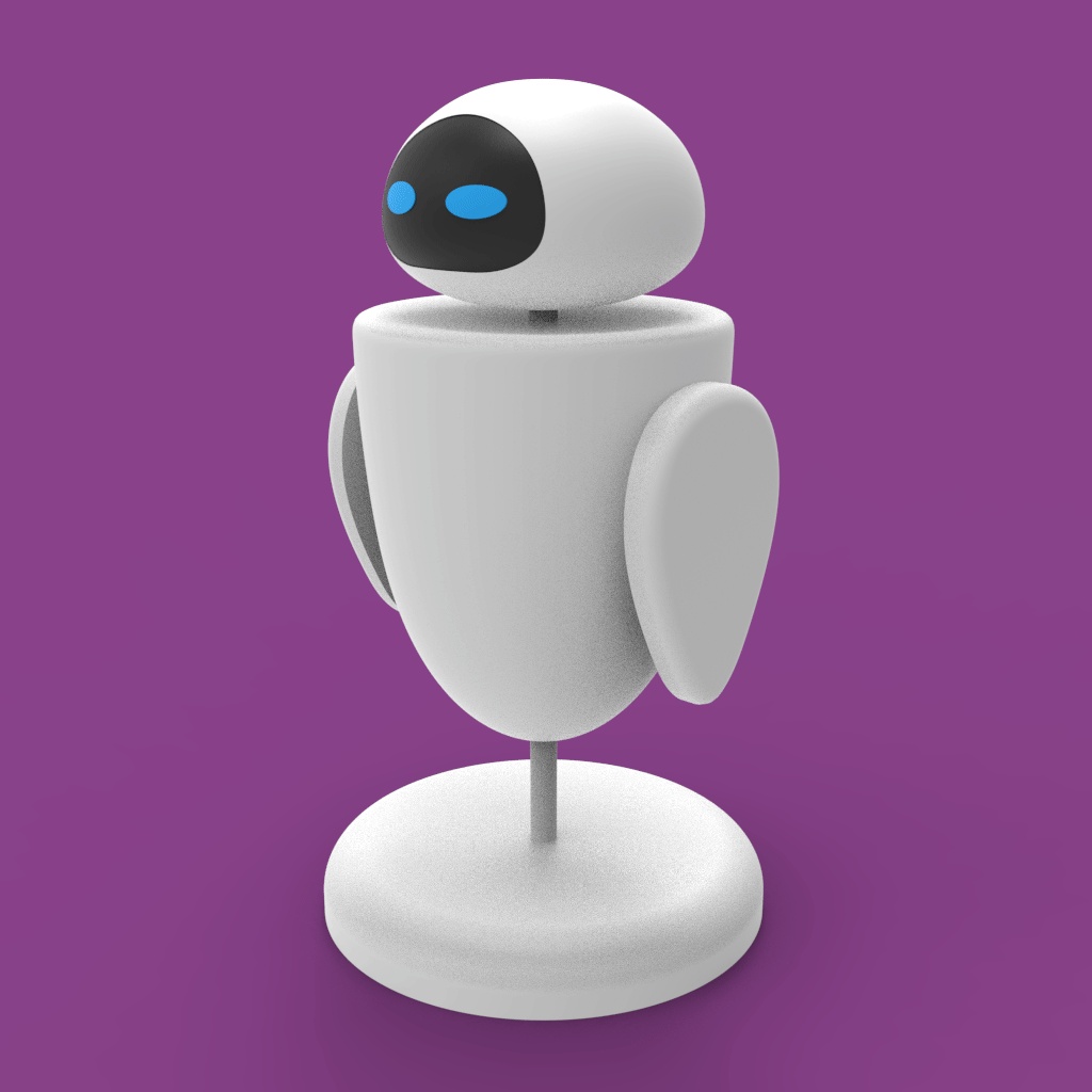 FUTURISTIC ROBOT FIGURE - 3D PRINTABLE DISPLAY MODEL