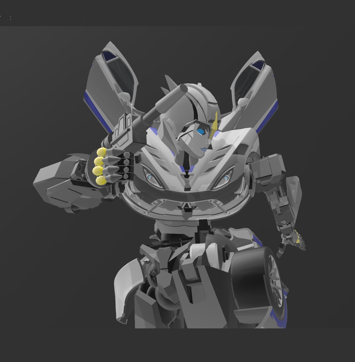 TRABSFORMER AURORA REBUILD AND POSES