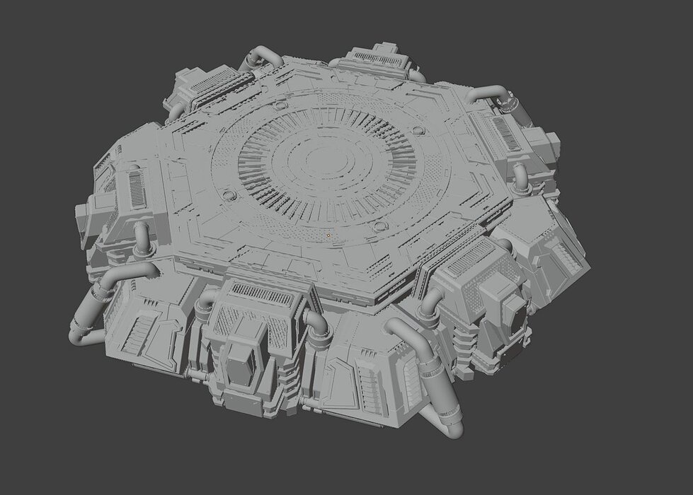 HD Mech Bases - Hexagon