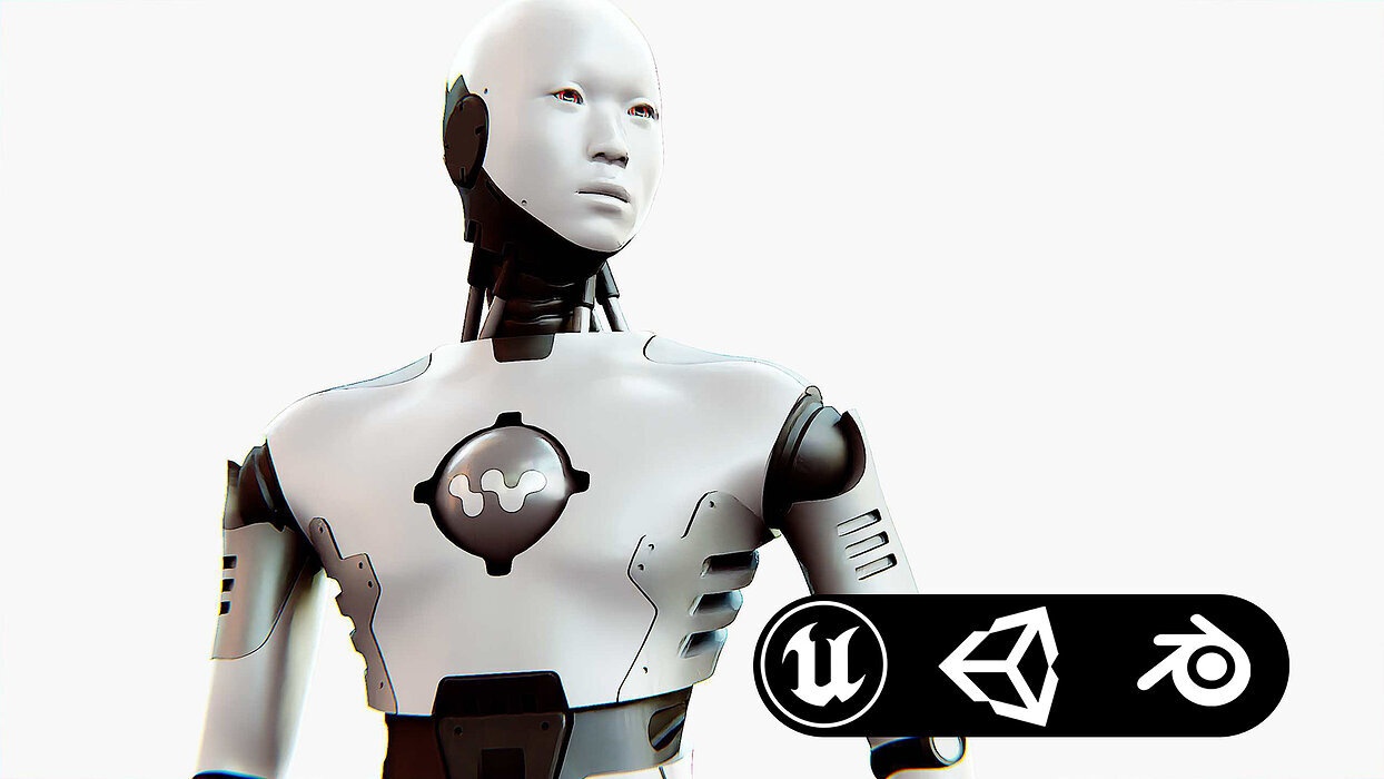 ANDROID MANO Rigged for Unreal Engine - Unity - MIXAMO