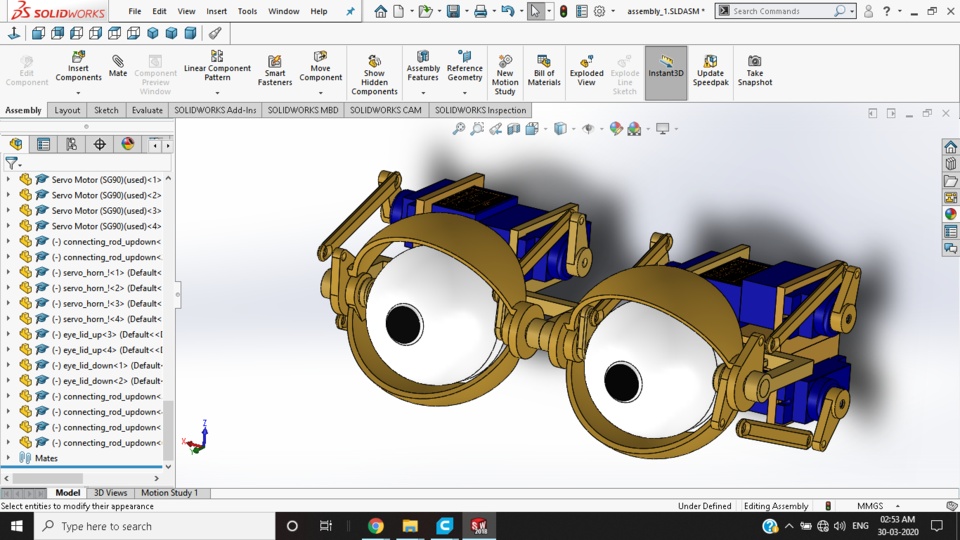 Animatronic Eyes