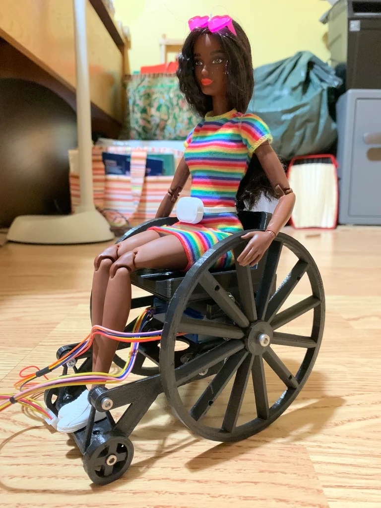 Barbie Robot Wheel Chair for assisted living demonstrations