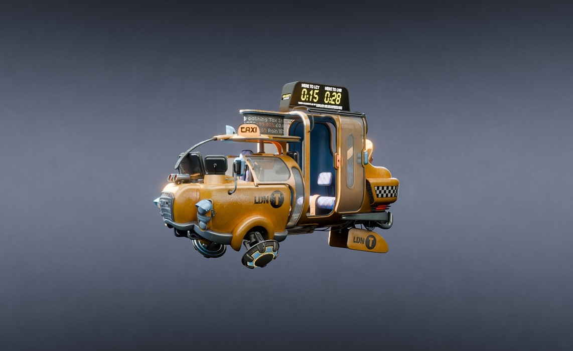 CyberPunk Taxi - Production Ready