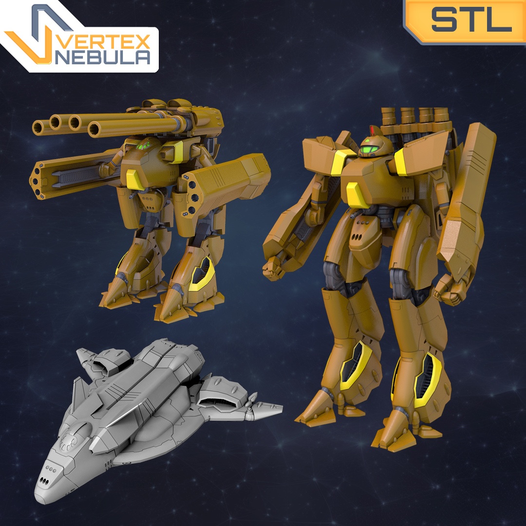 VN-8 BATTLE KING (3 MODES) STL FILES