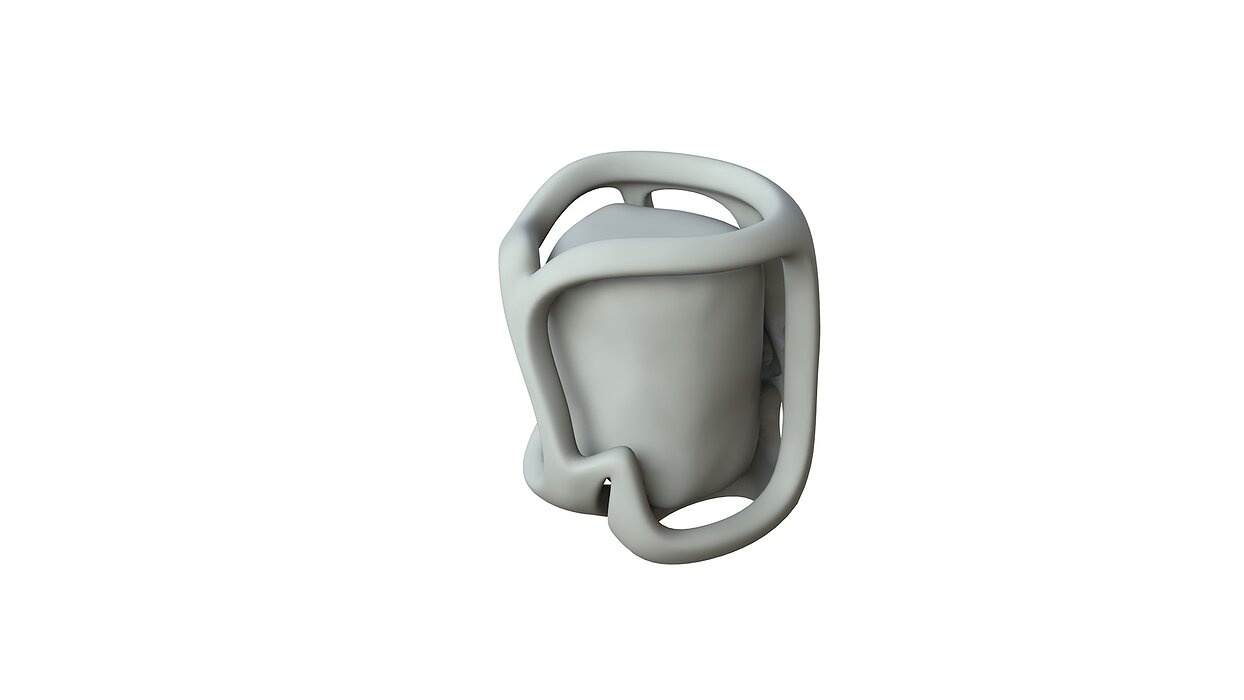 SciFi Shape Object Low Poly