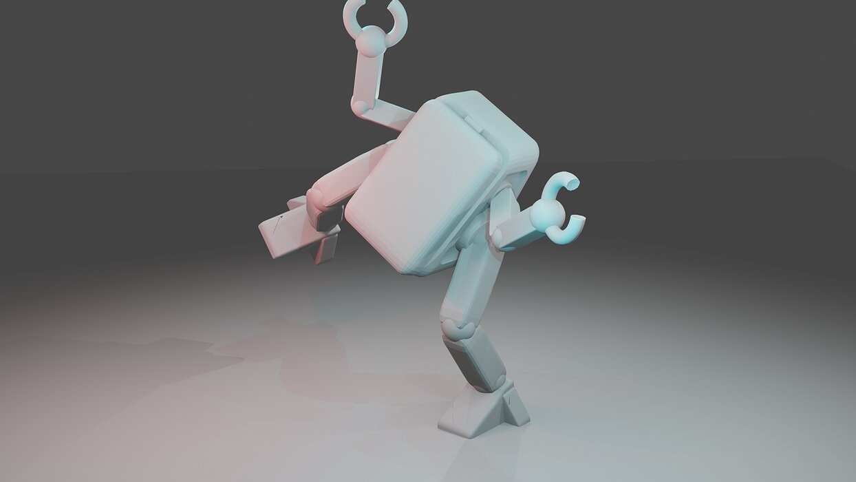robot mech low detailed