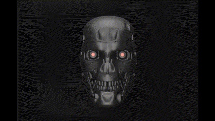 T-800 TERMINATOR HEAD KEYCHAIN
