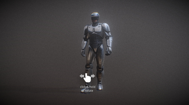 The guy is like Robocop (Animated)