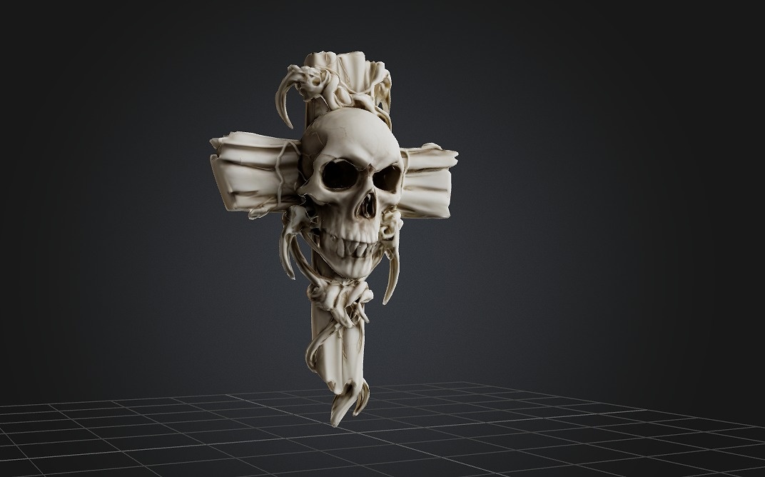 Native SkullThornCros