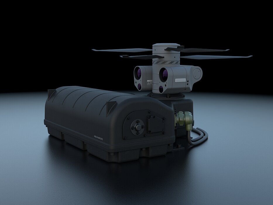 Tethered drone concept