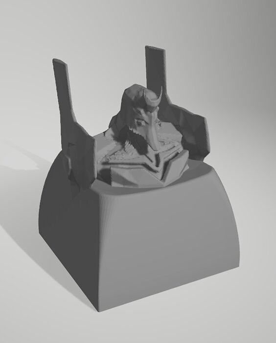 EVA 02 evangelion keycaps 