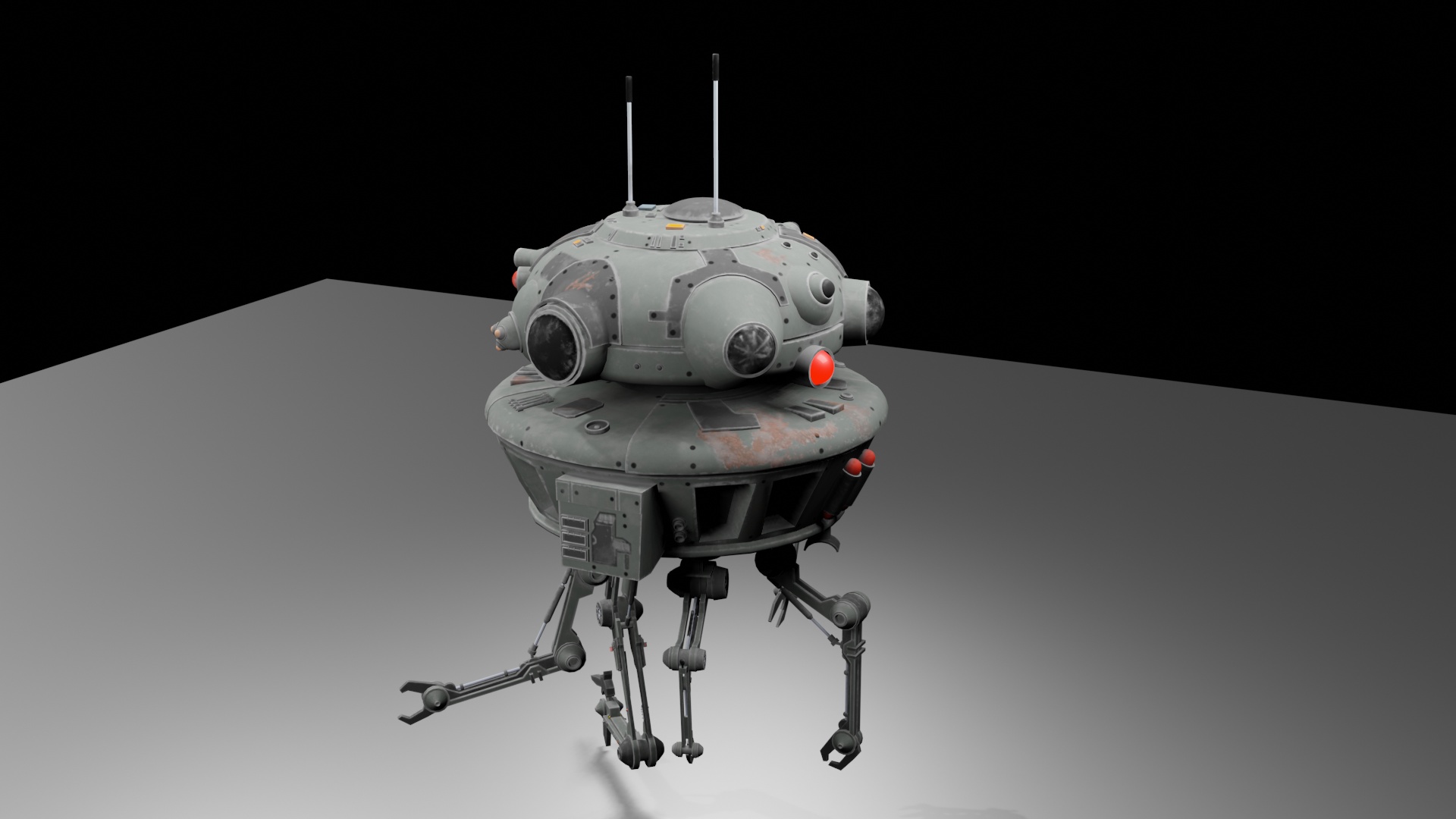 ARAKYD VIPER PROBE DROID 3D MODEL - FULLY TEXTURED AND PRINTABLE