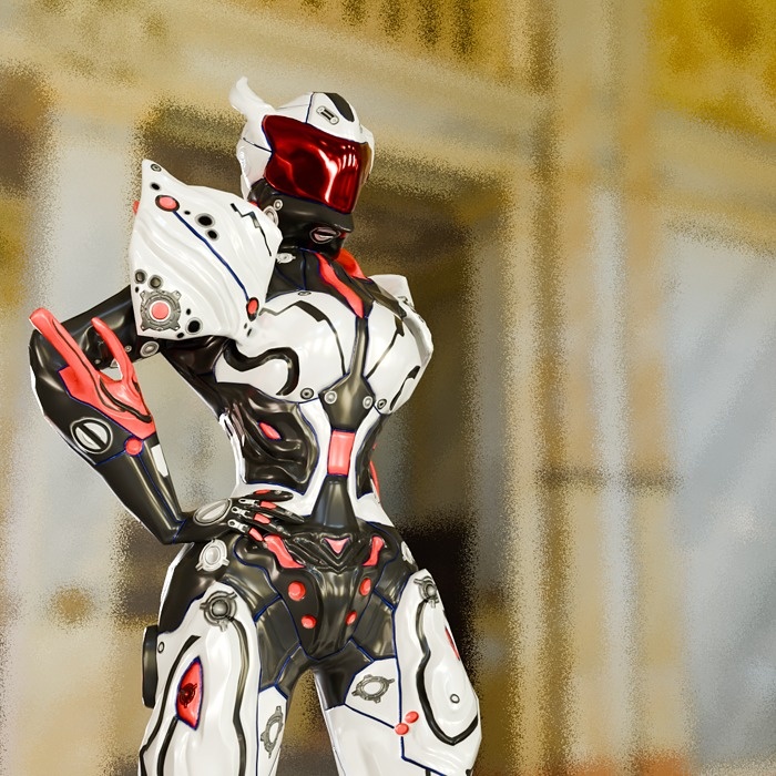 Low Poly Cyborg - Luminexa