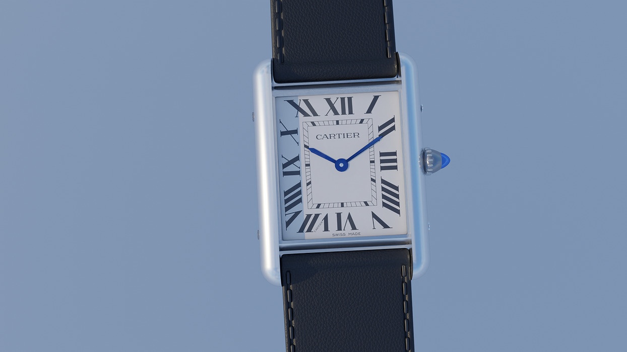 Cartier Tank must mens watch