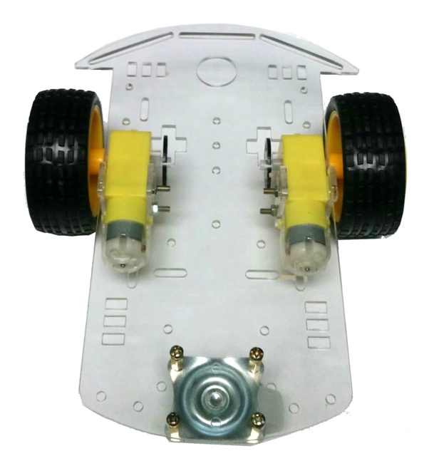 Chassis of a 2WD autonomo...