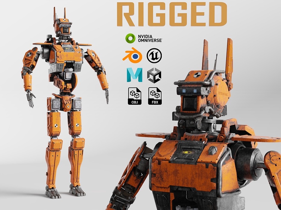 Chappie Prototype Variant Fully IK-RIGGED