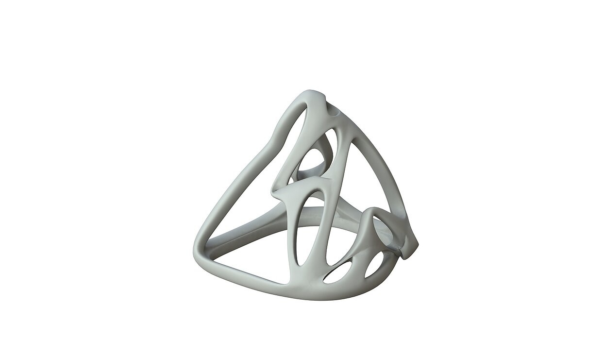 SciFi Cube Object No 62554 Low Poly Shape